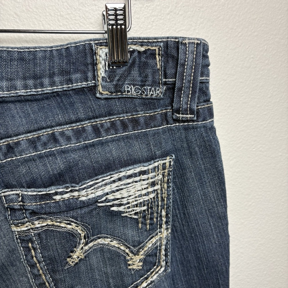 Big Star Women 33R Blue Jeans Maddie Mid Rise Y2K Denim Lycra - Picture 8 of 16